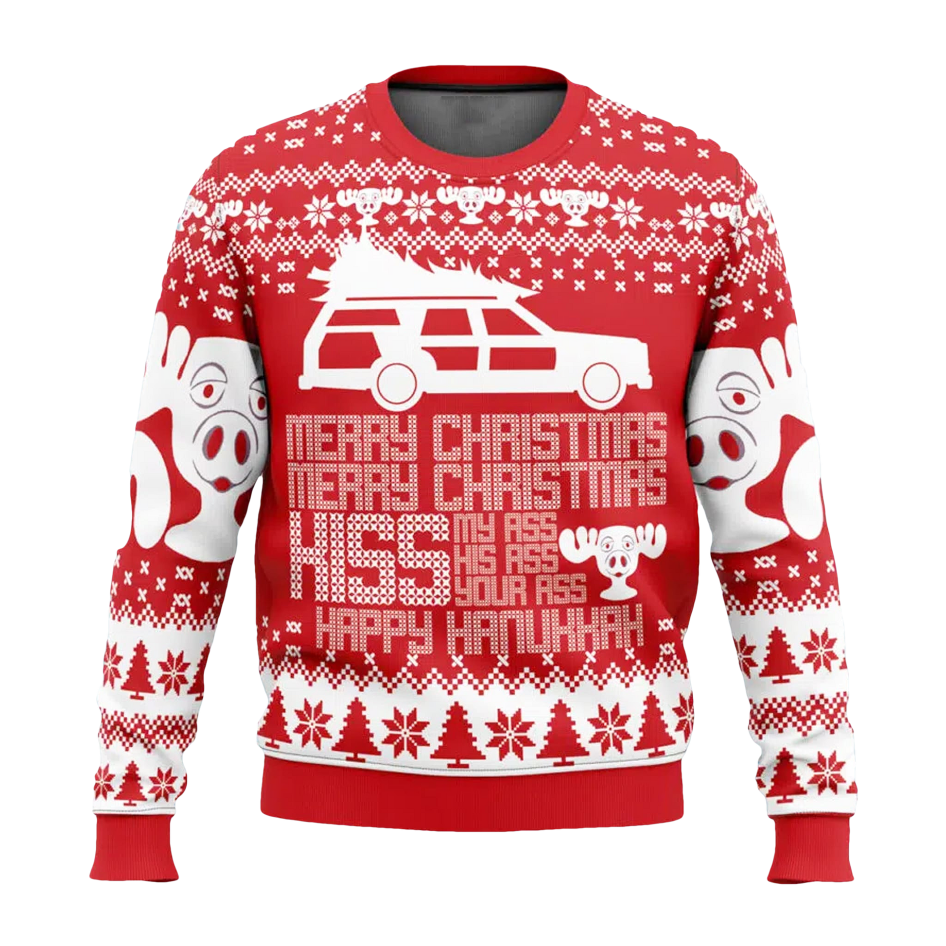 National Lampoon's Vacation Funny Ugly Christmas Sweater - Moonbestprint