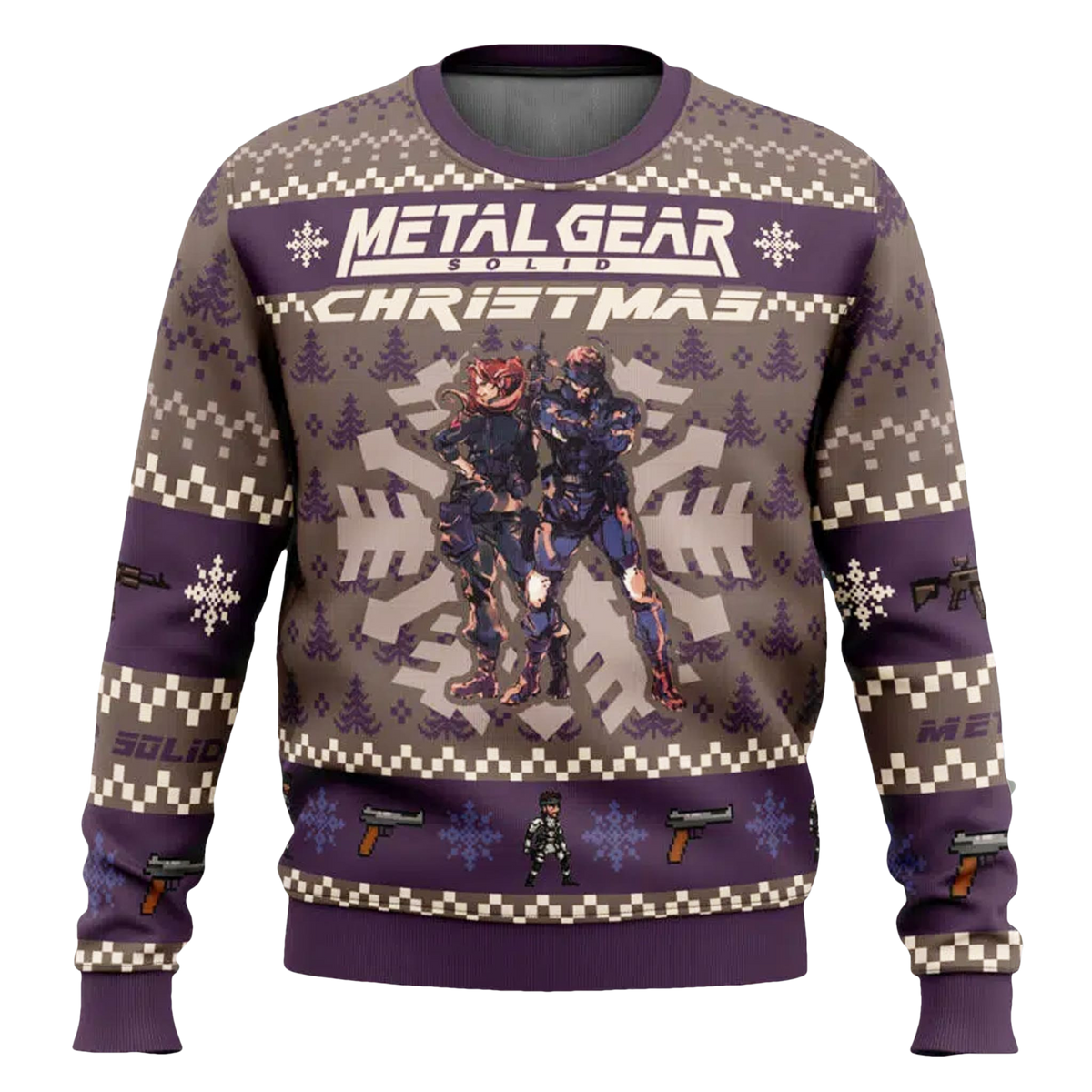 Metal Gear Solid Vintage Ugly Christmas Sweater - Moonbestprint