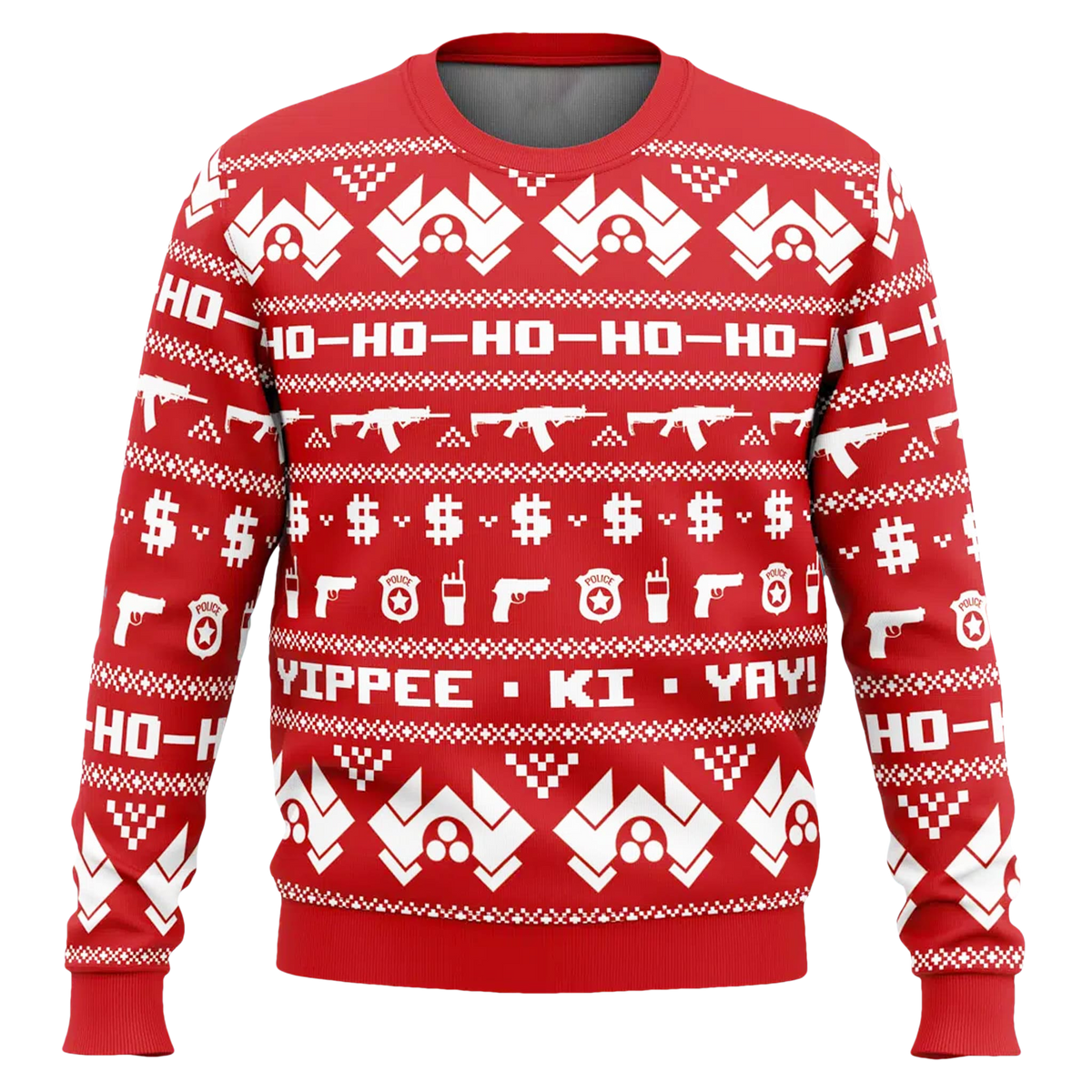 McClane Winter Die Hard Guns Ugly Christmas Sweater - Moonbestprint
