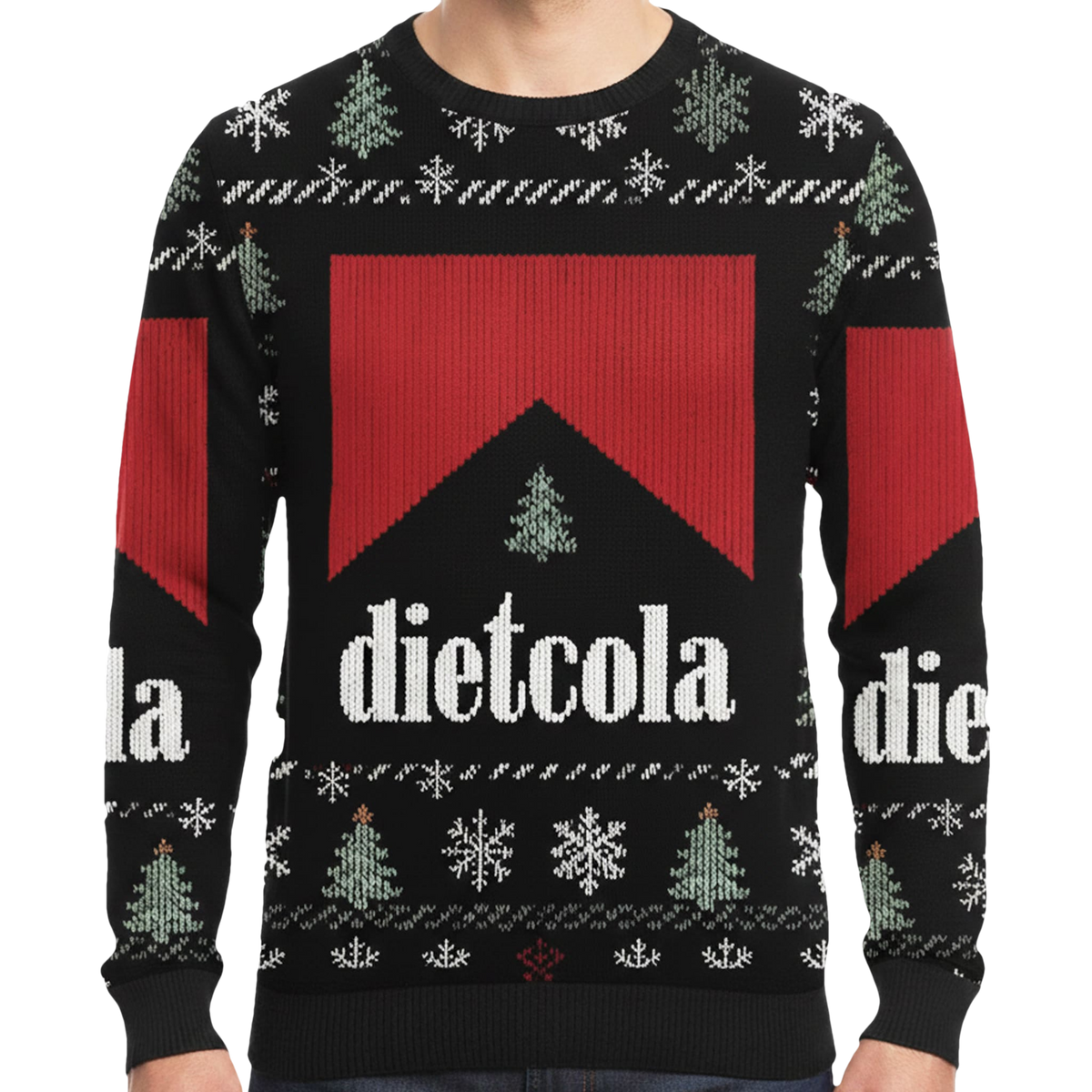Marlboro Cigarette Dietcola Funny Ugly Christmas Sweater - Moonbestprint