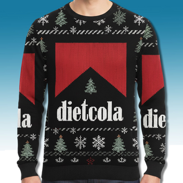 Marlboro Cigarette Dietcola Funny Ugly Christmas Sweater - Moonbestprint