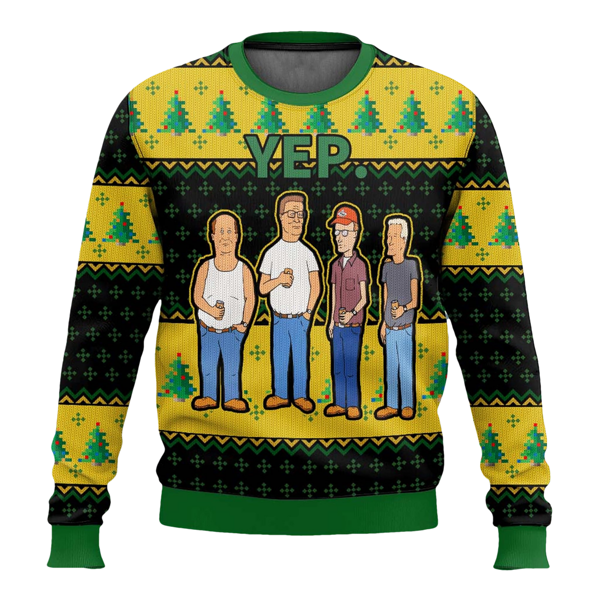 King Of The Hill Yep Team Ugly Christmas Sweater - Moonbestprint