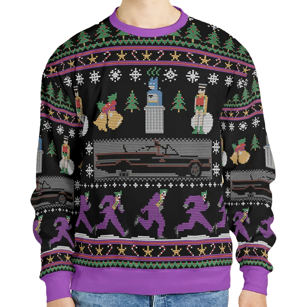 Jingle Smells Batman Joker Ugly Christmas Sweater - Moonbestprint