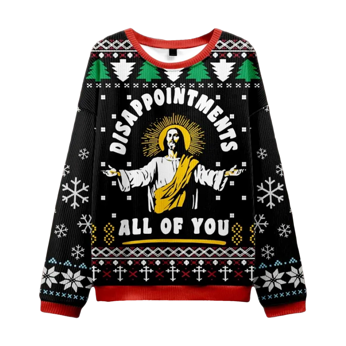 Jesus Disappointment All Of You Ugly Christmas Sweater - Moonbestprint