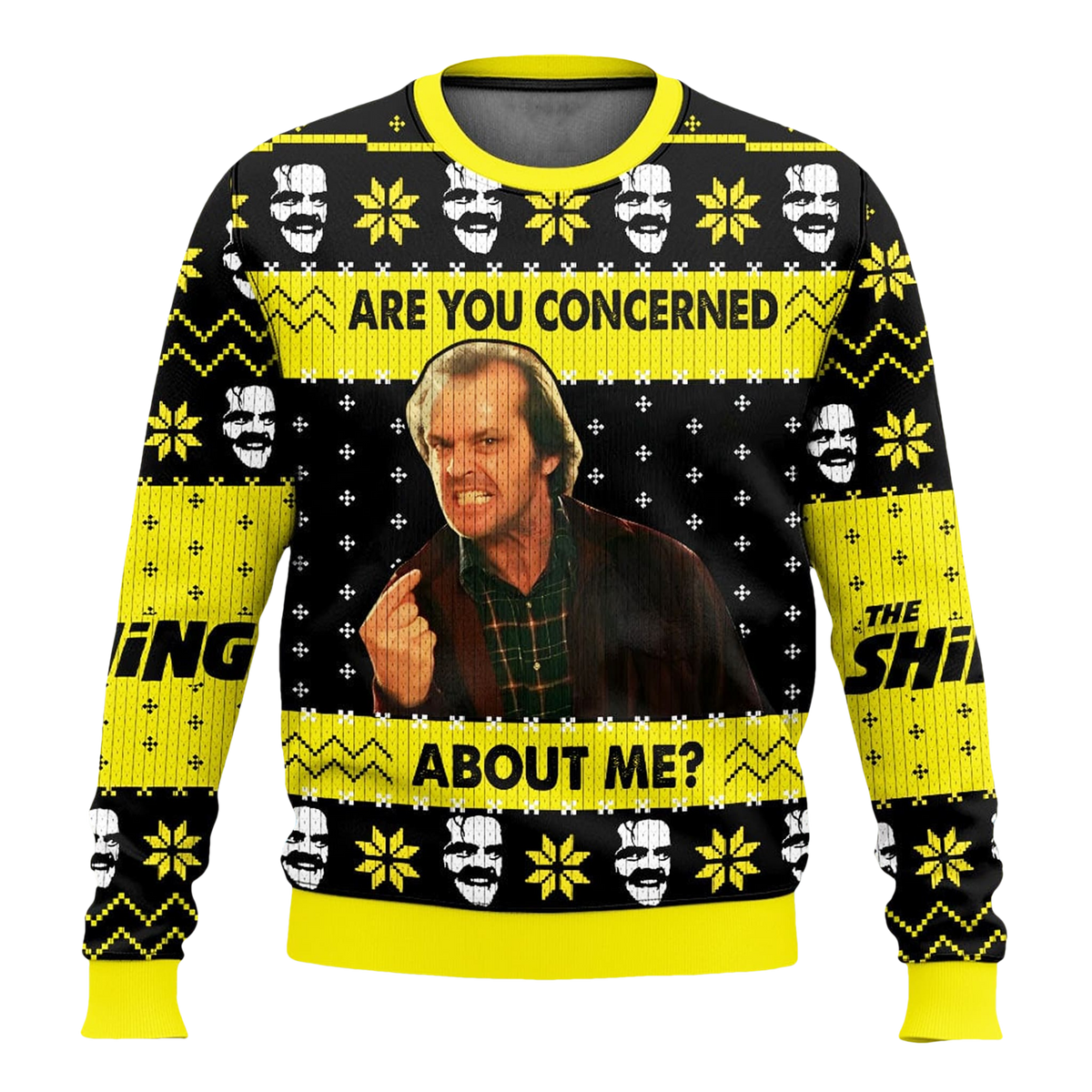 Jack Torrance The Shining Are You Concerned About Me Ugly Sweater - Moonbestprint