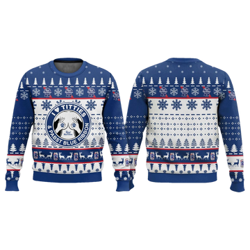 I Love Titties and Pabst Blue Ribbon Ugly Christmas Sweater - Moonbestprint
