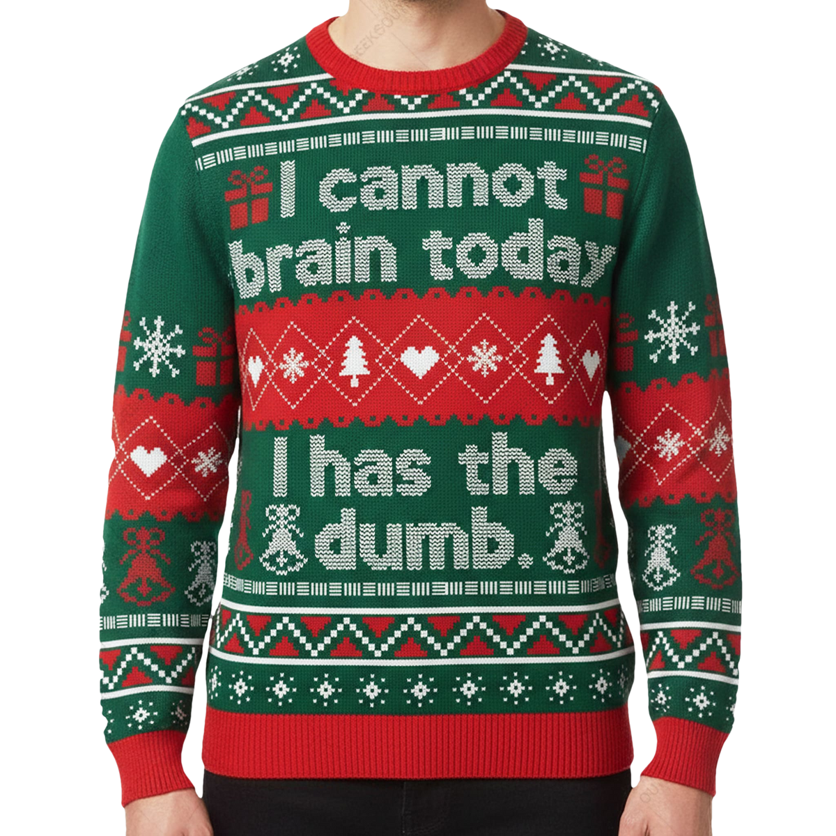 I Cannot Brain Today Ugly Christmas Sweater - Moonbestprint