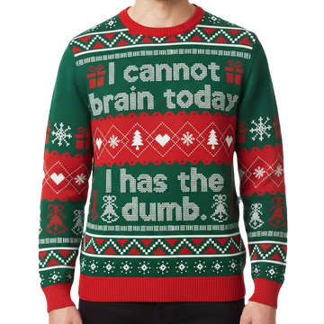 I Cannot Brain Today Ugly Christmas Sweater - Moonbestprint