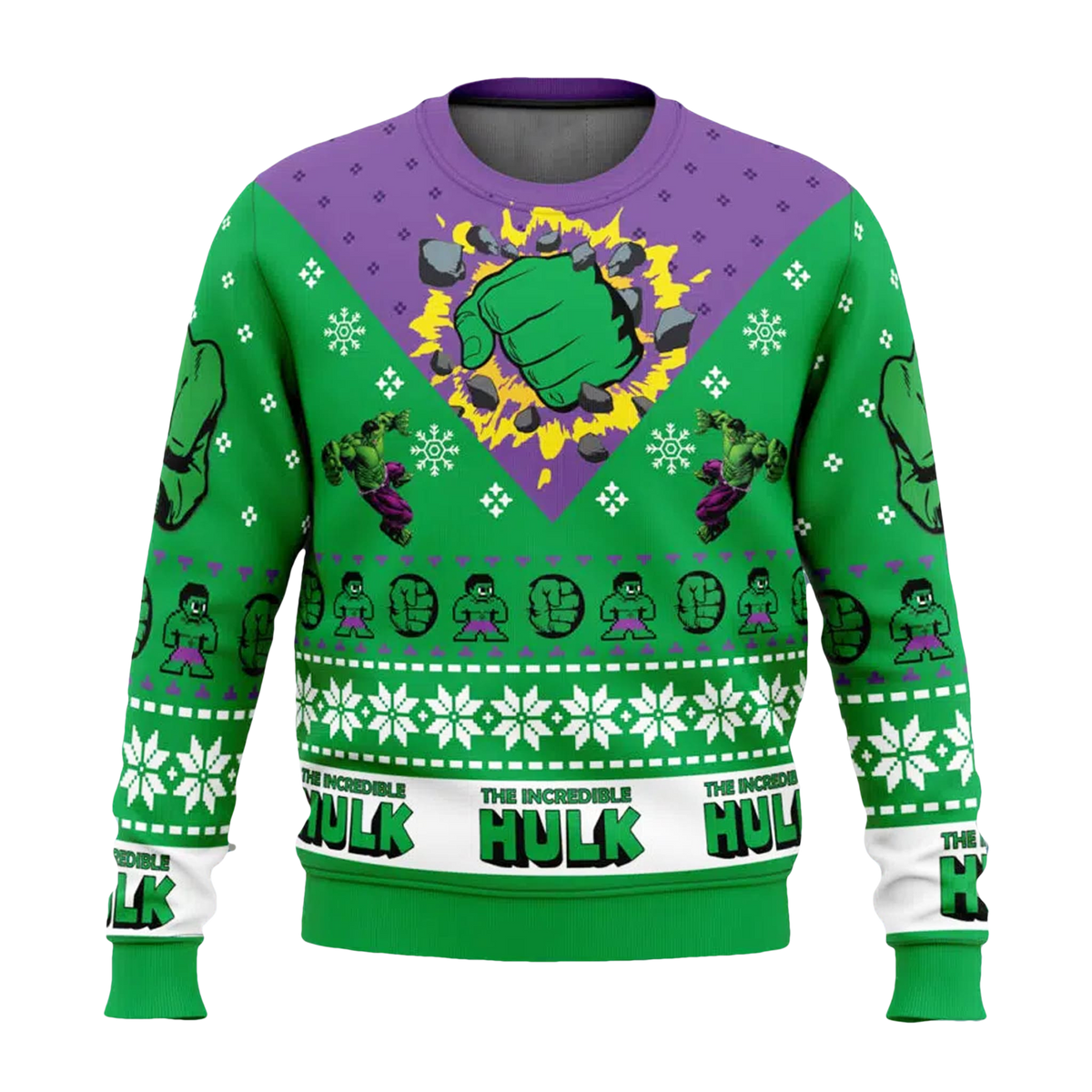 Hulk Marvel I'm Always Angry Ugly Christmas Sweater - Moonbestprint