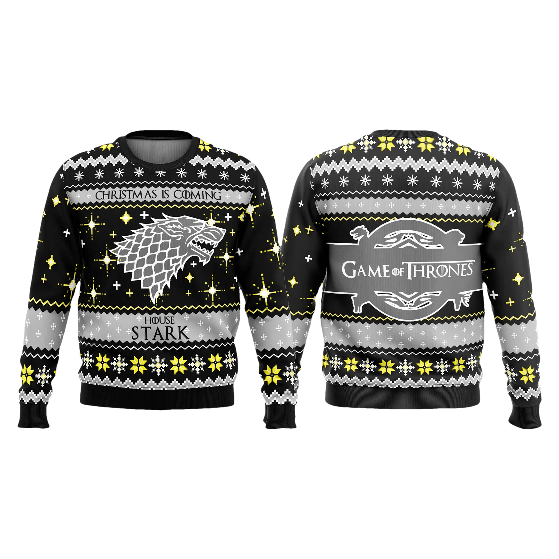 House Stark Game of Thrones Ugly Christmas Sweater - Moonbestprint