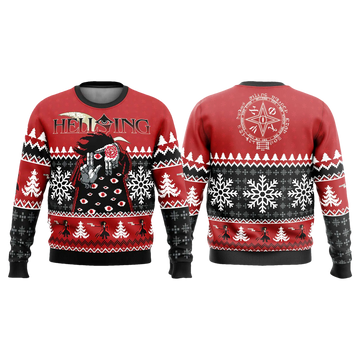 Hellsing God With Us Ugly Christmas Sweater - Moonbestprint