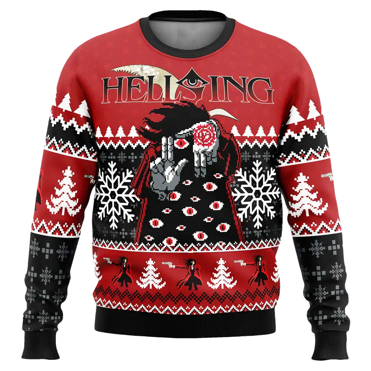Hellsing God With Us Ugly Christmas Sweater - Moonbestprint
