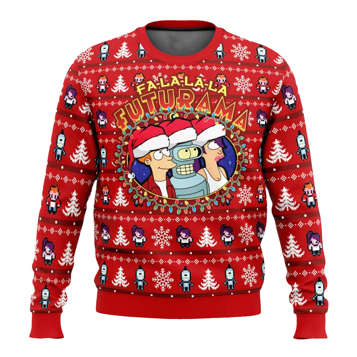 Futurama Fa-La-La-La Christmas Ugly Sweater - Moonbestprint