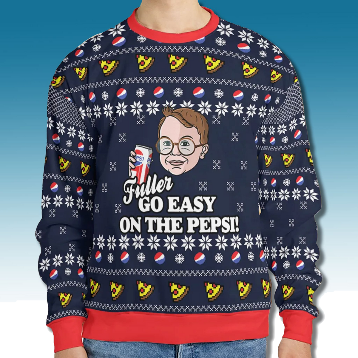 Fuller Go Easy On The Pepsi Home Alone Ugly Christmas Sweater - Moonbestprint