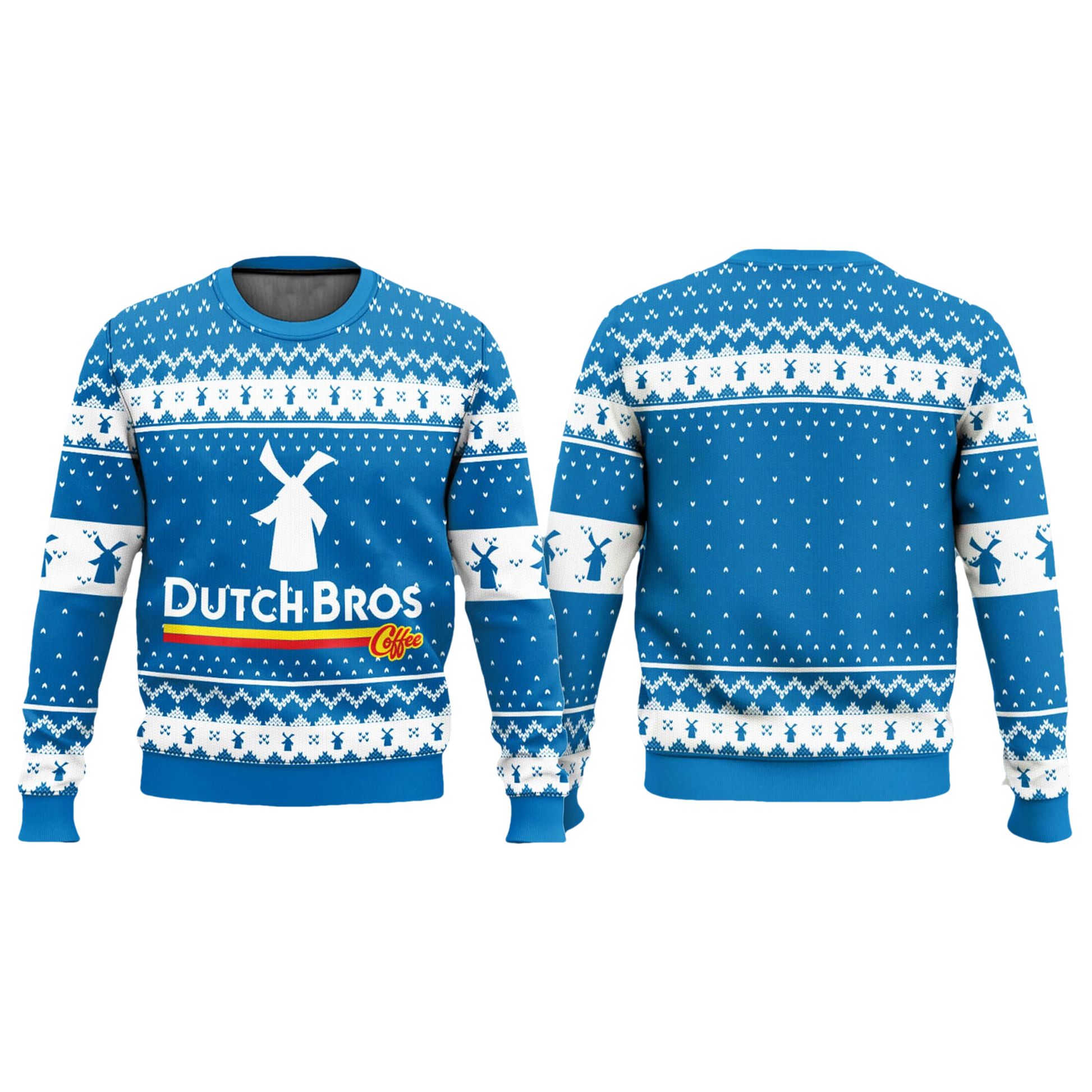 Dutch Bros Coffee Ugly Christmas Sweater - Moonbestprint