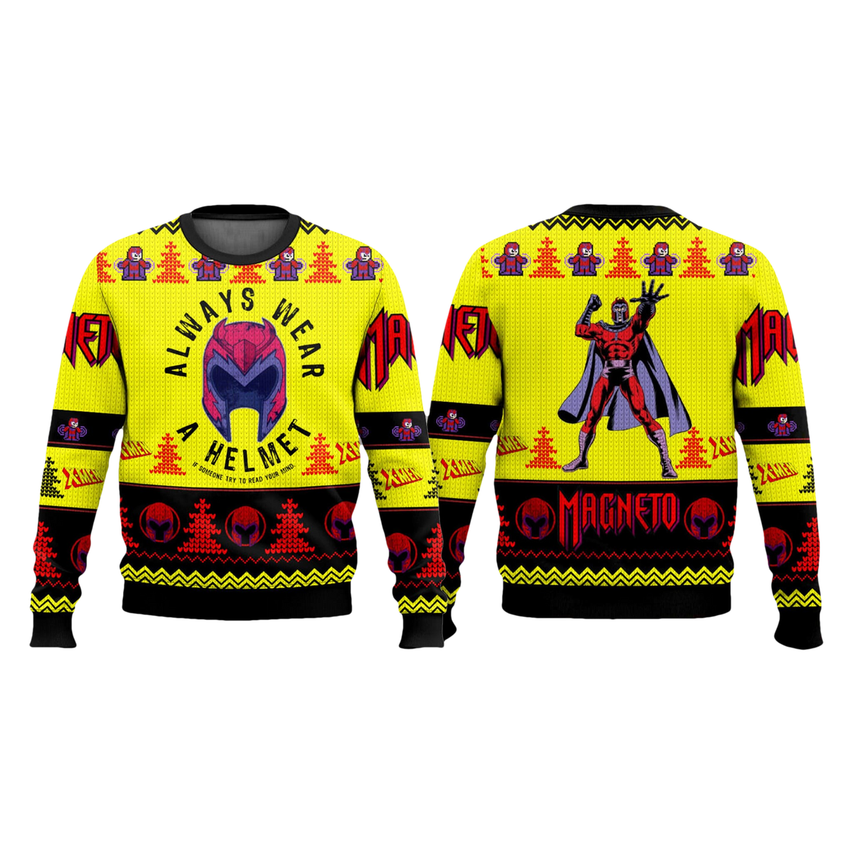 Classic Magneto X-men 97 Ugly Christmas Sweater - Moonbestprint