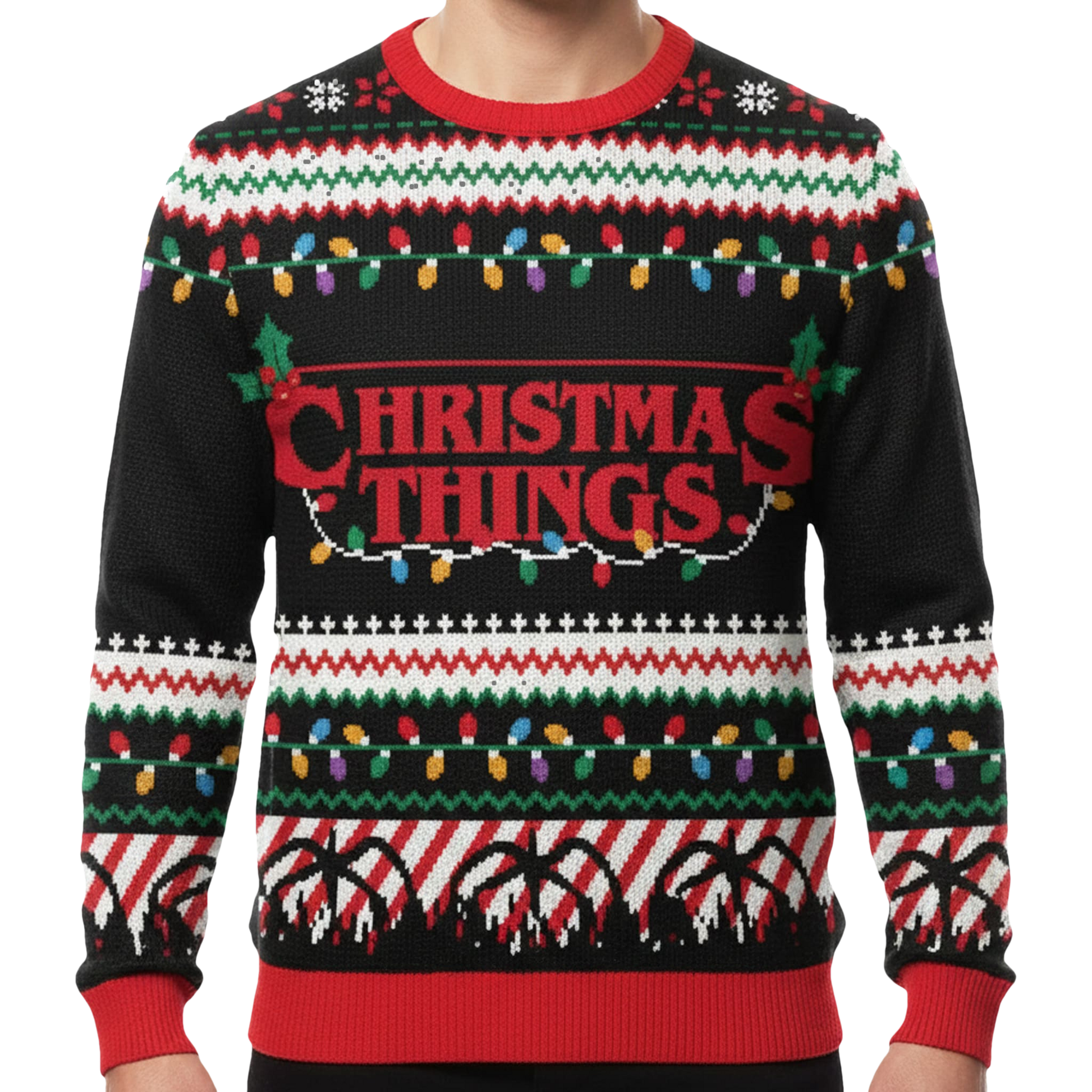 Christmas Things Stranger Things 5 Ugly Sweatshirt - Moonbestprint