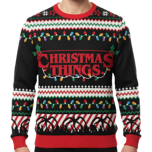 Christmas Things Stranger Things 5 Ugly Sweatshirt - Moonbestprint