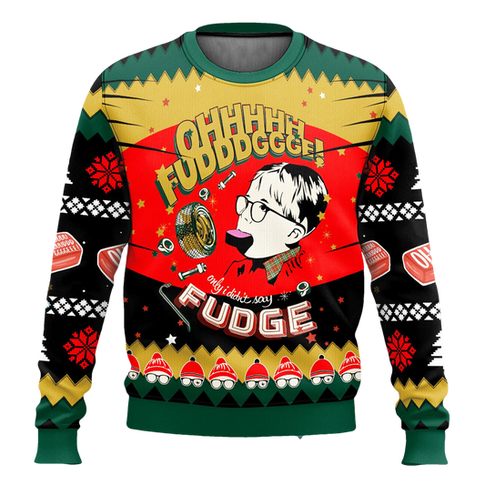 A Christmas Story Ohh Fudge Christmas Ugly Sweater - Moonbestprint