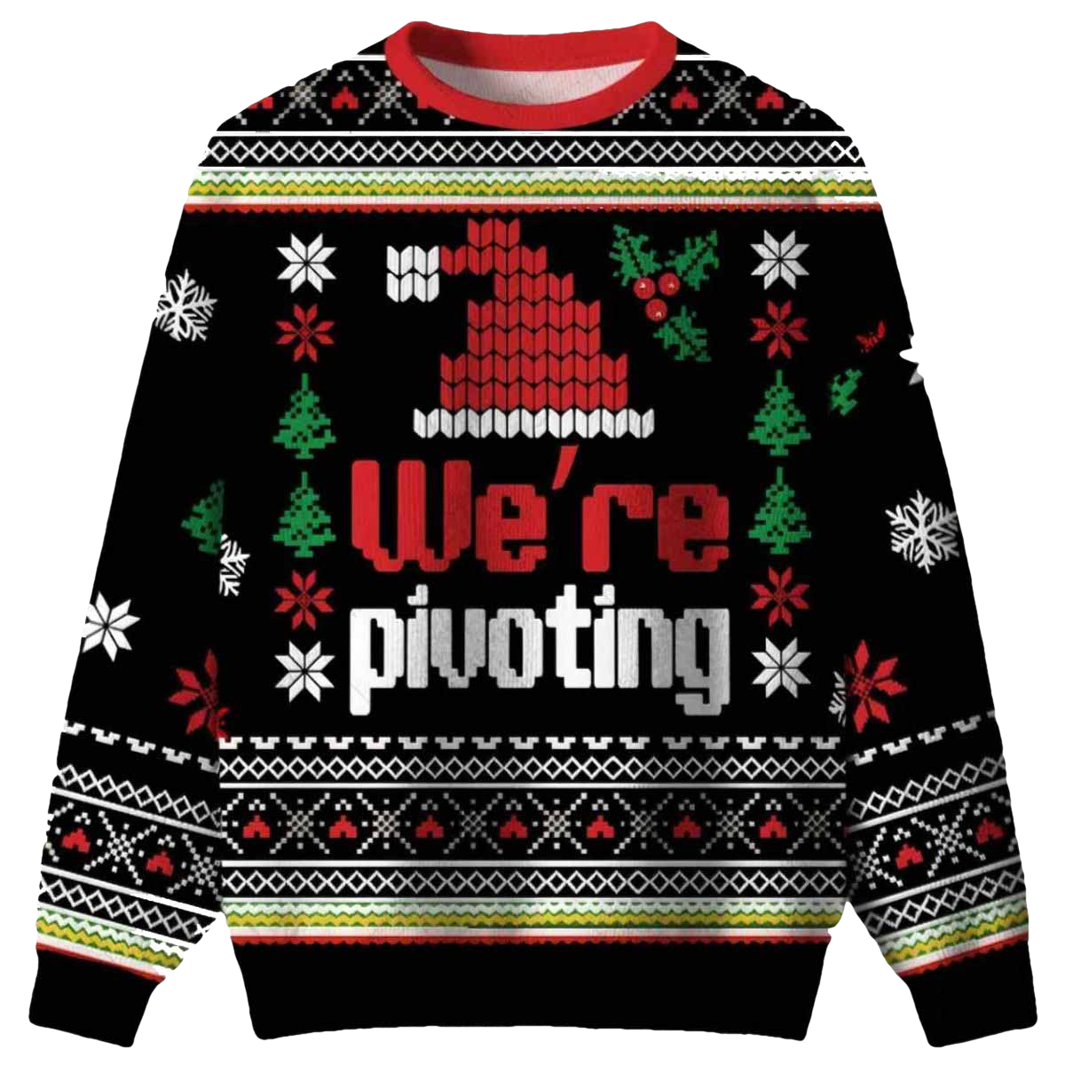 Were Pivoting Ugly Christmas Sweater - Moonbestprint