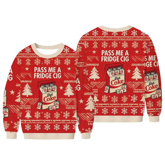 Diet Coke Cigarette Pack Ugly Christmas Sweater - Moonbestprint