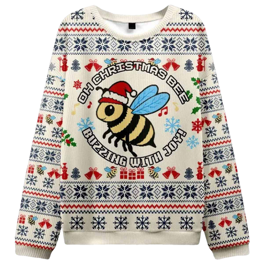 Christmas Bee Christmas Ugly Sweater - Moonbestprint