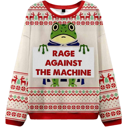 Rage Against The Machine Ugly Christmas Sweater - Moonbestprint