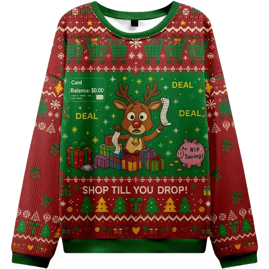 Savings Broke for the Holidays Ugly Christmas Sweater - Moonbestprint