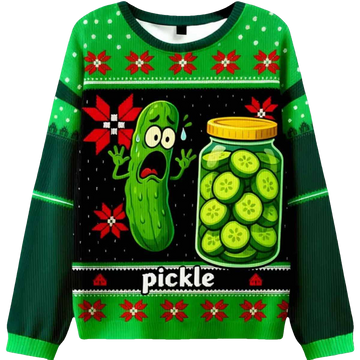 Pickle Ugly Christmas Sweater - Moonbestprint