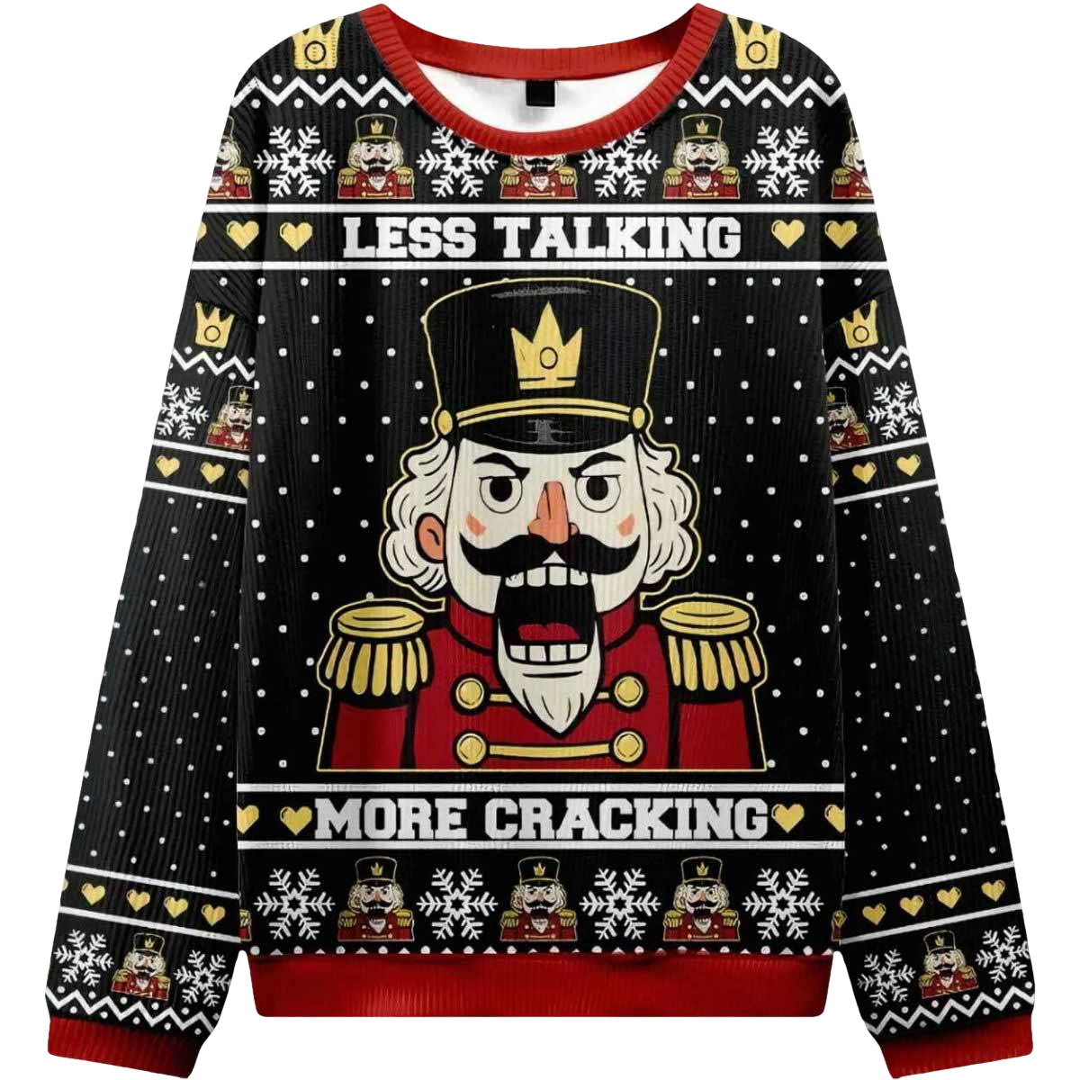 Nutcracker Less Talking More Cracking Christmas Ugly Sweater - Moonbestprint