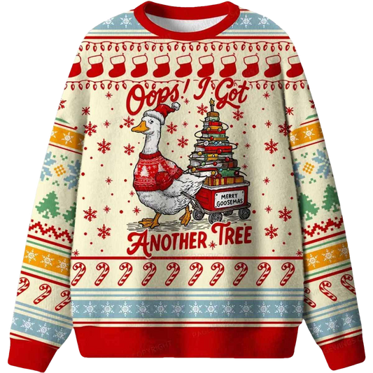 Oops I Got Another Tree Ugly Christmas Sweater - Moonbestprint