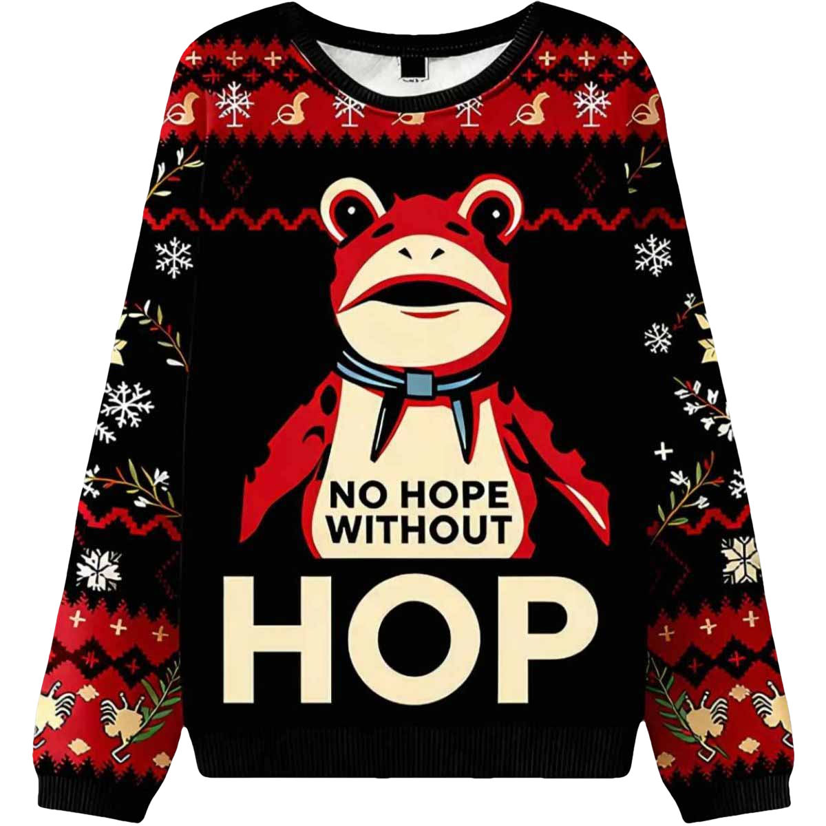 No Hope Without Hop Frog Resist Ugly Christmas Sweater - Moonbestprint