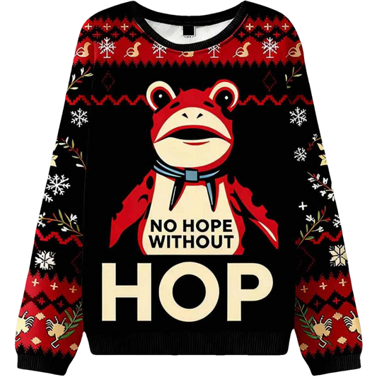 No Hope Without Hop Frog Resist Ugly Christmas Sweater - Moonbestprint