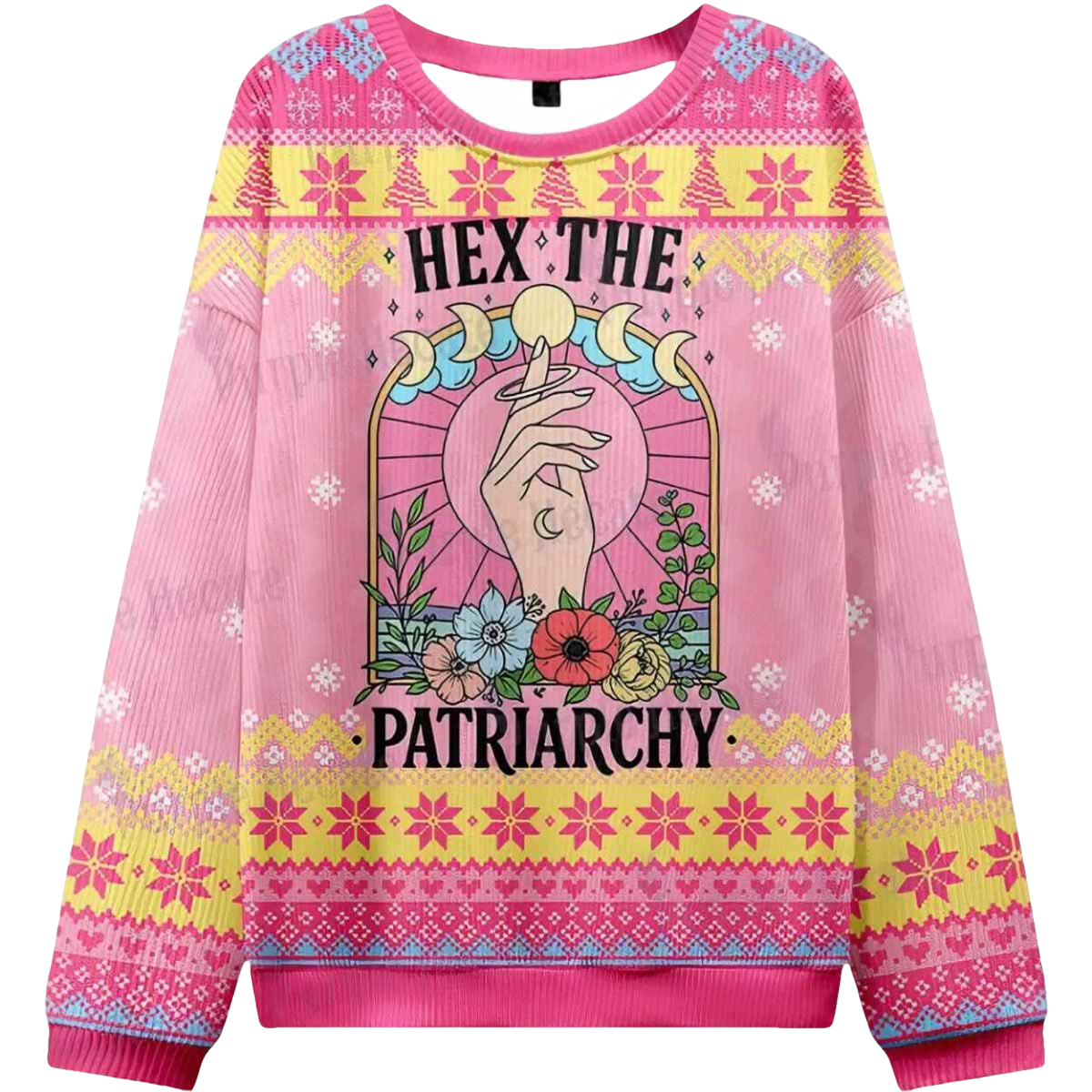 Hex The Patriarchy Ugly Christmas Sweater - Moonbestprint
