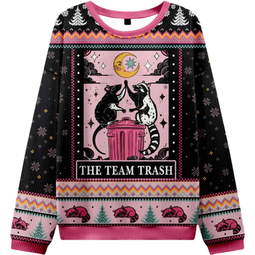 The Team Trash Opossum Ugly Christmas Sweater - Moonbestprint