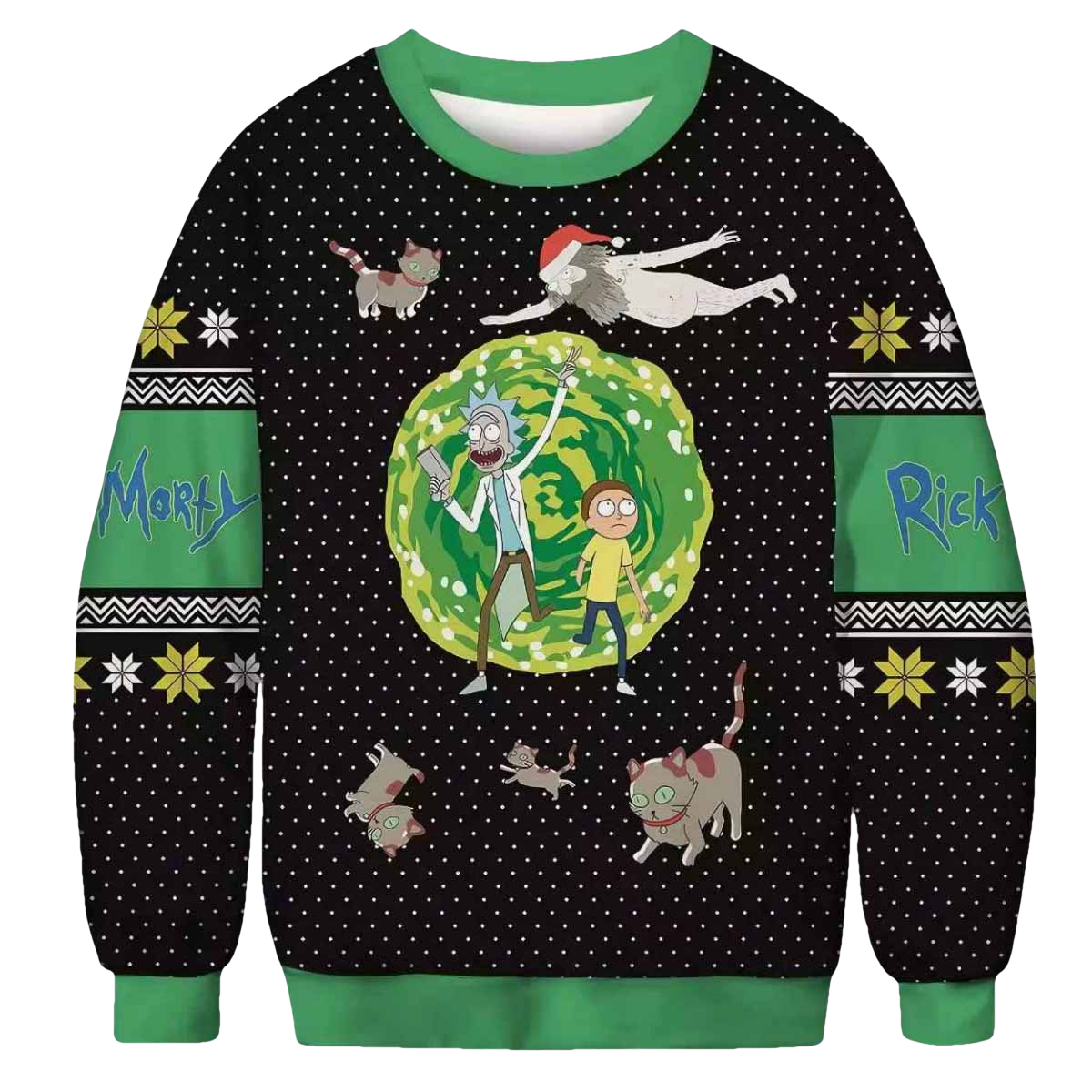 Rick And Morty Ugly Christmas Sweater - Moonbestprint