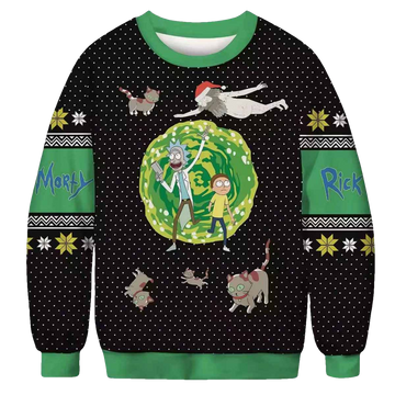 Rick And Morty Ugly Christmas Sweater - Moonbestprint