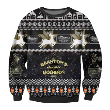Blantons Bourbon Ugly Christmas Sweater - Moonbestprint