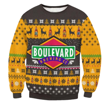 Boulevard Ugly Christmas Sweater - Moonbestprint