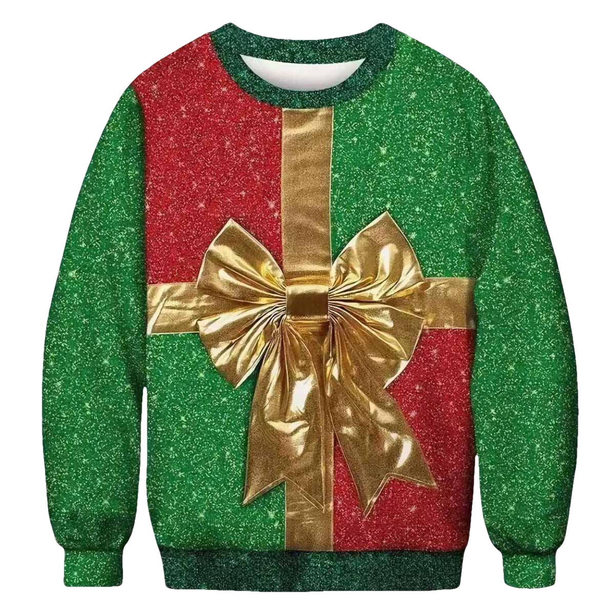 Bow Ugly Christmas Sweater - Moonbestprint