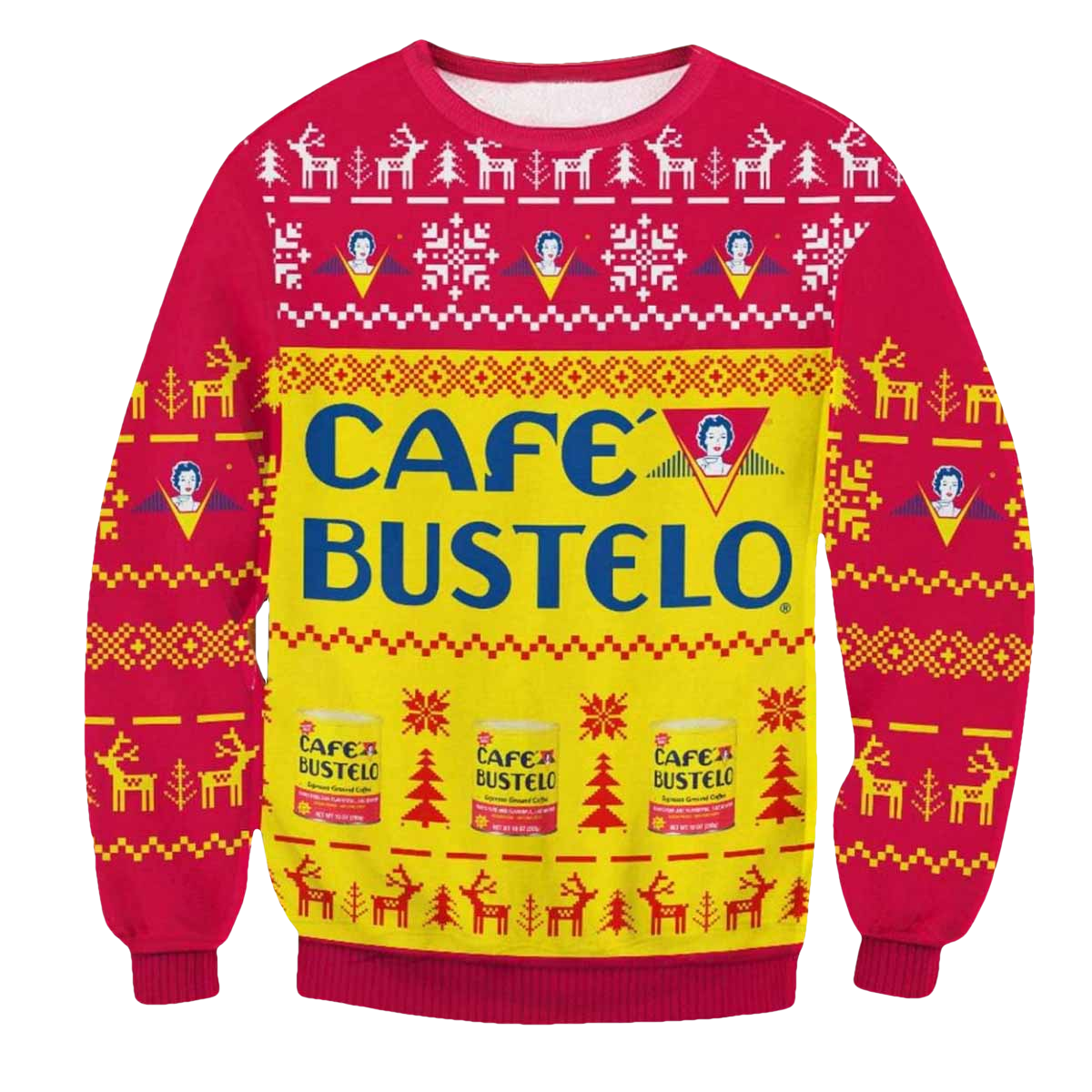 Cafe Bustelo Ugly Christmas Sweater - Moonbestprint