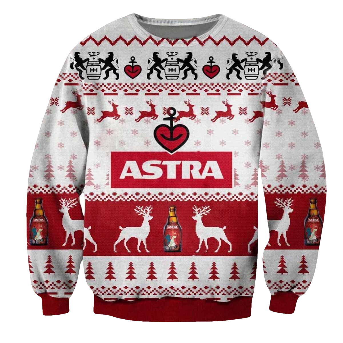Astra Rotlicht Ugly Christmas Sweater - Moonbestprint