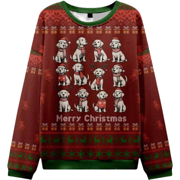 Funny Cute Pet Dog Lover Ugly Christmas Sweater - Moonbestprint