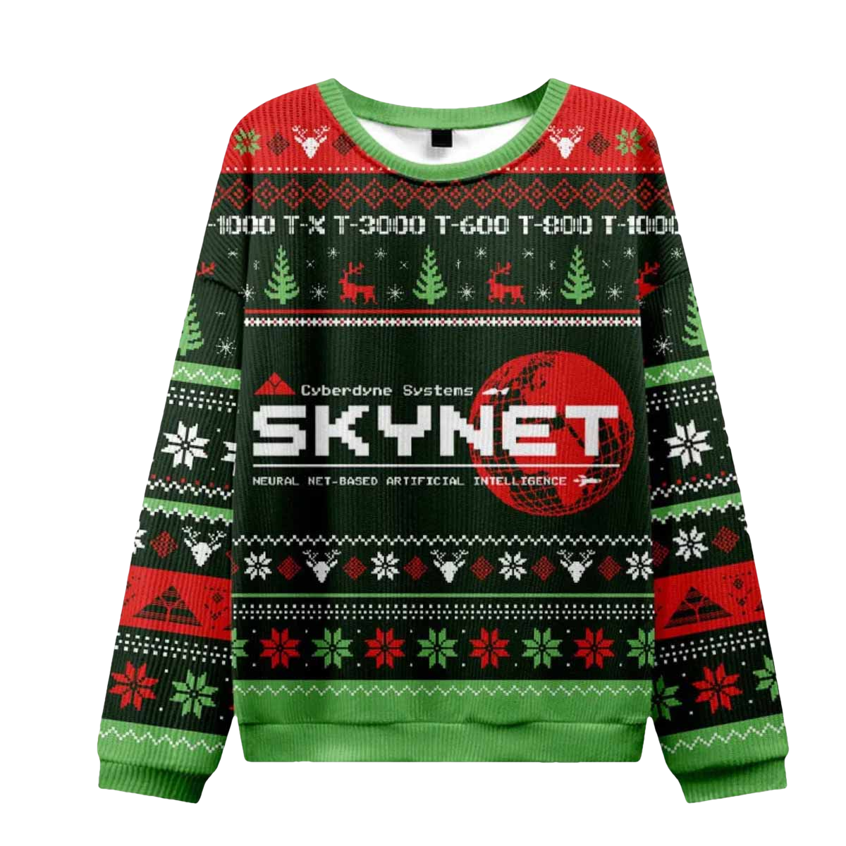 Skynet Ugly Christmas Sweater - Moonbestprint