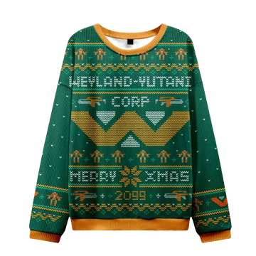 Happy Alien Xmas Ugly Christmas Sweater - Moonbestprint