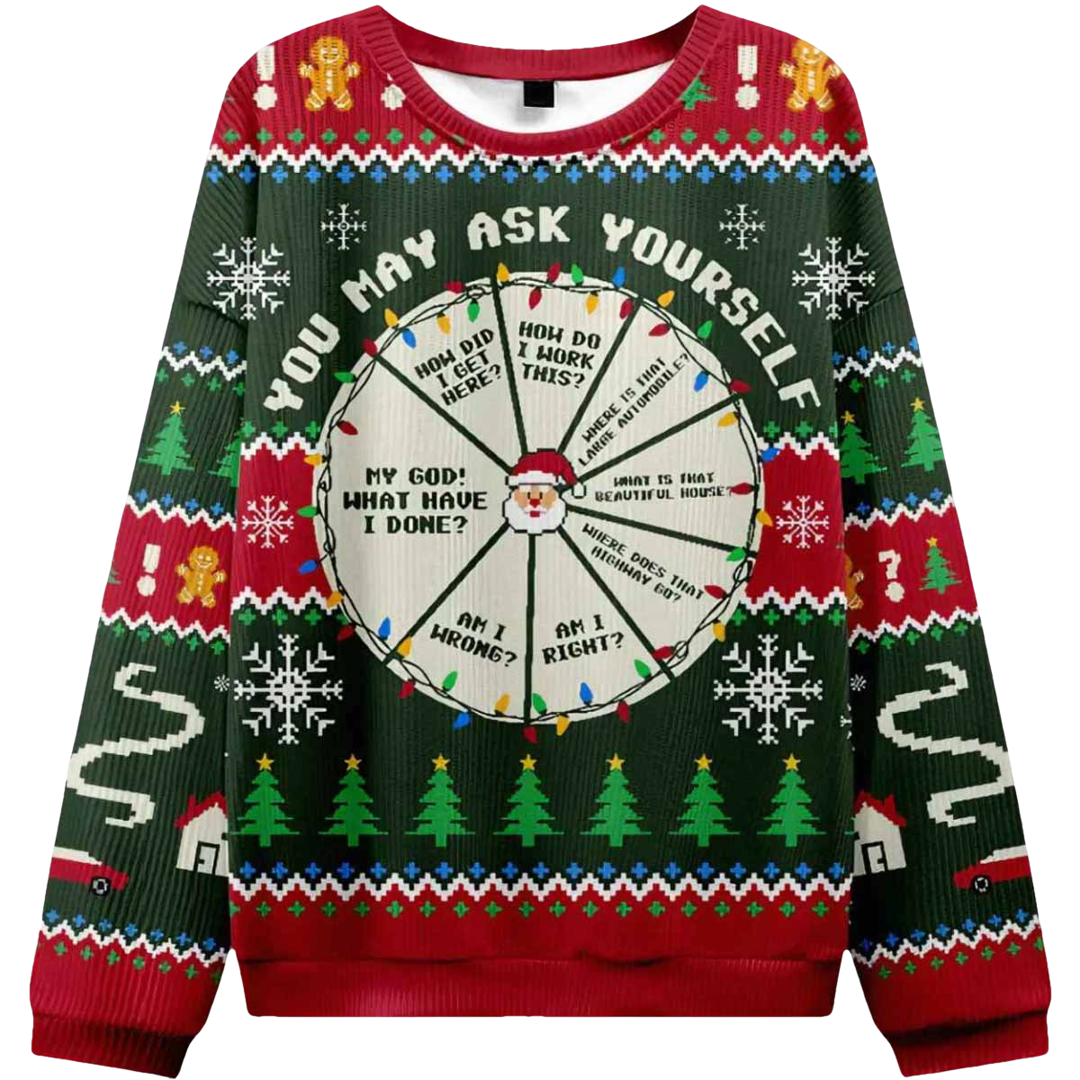 You May Ask Yourself Ugly Christmas Sweater - Moonbestprint
