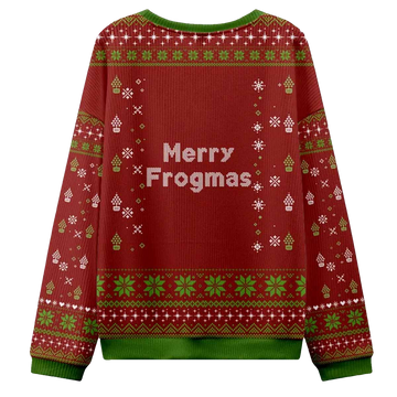 Off To Commit Frogmas Mayhem Christmas Ugly Sweater - Moonbestprint