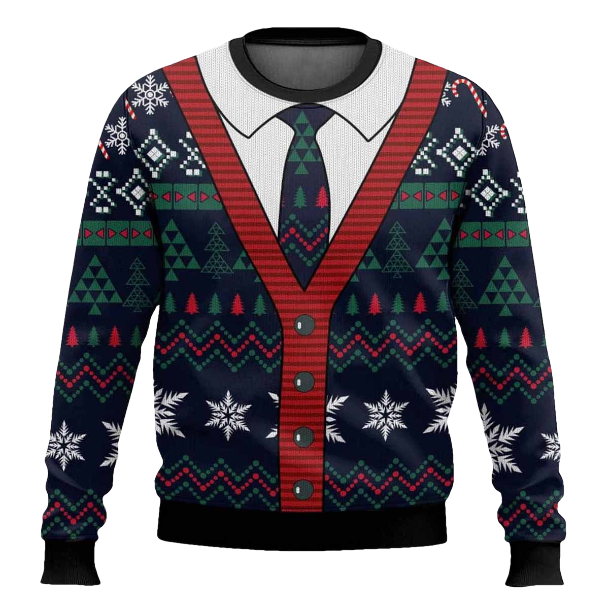 Cardigan Ugly Christmas Sweater - Moonbestprint