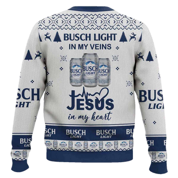 Busch Light Ugly Christmas Sweater - Moonbestprint