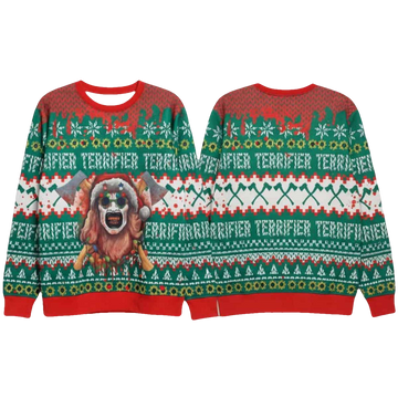 Terrifier Ugly Christmas Sweater - Moonbestprint